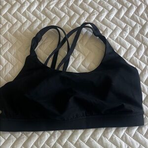 Lululemon Black Strappy Sports Bra - Sz 10